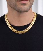 XP Laminated Gold Cuban Chain Necklace