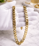 XP Laminated Gold Cuban Chain Necklace - Image 4