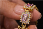 Colorful Gem Bracelet – Adjustable 7" to 7.5" (Gold Tone) - Image 3