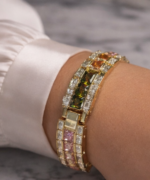 Colorful Thick XP Laminated Bracelet – Adjustable 7" to 7.5"