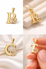 Initial Pendant-Laminated Gold
