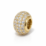 Pavé Charm Bead – Luxury Sparkle Pendant