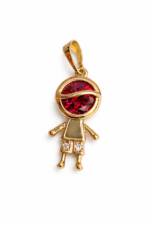 Boy Pendant-Laminated Gold - Image 2