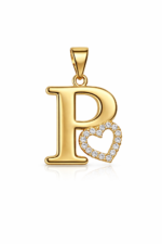 Initial Pendant-Laminated Gold - Image 2