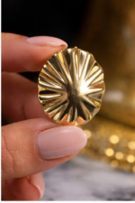 Round Stud Earrings - Image 2