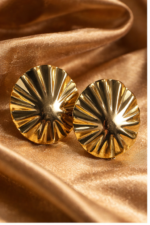 Round Stud Earrings - Image 3